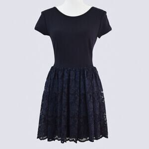 CYNTHIA ROWLEY Women's Mini Dress Size 4 Navy
